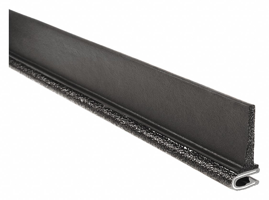 Trim Seal: Side Flap, 250 ft Overall Lg, PVC Outer, For 1/16 in Material Thick - Max