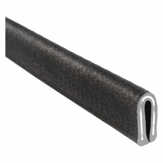 Trim Lok Inc Edge Trim,25 ft. L,0.0625 in. Edge, Black