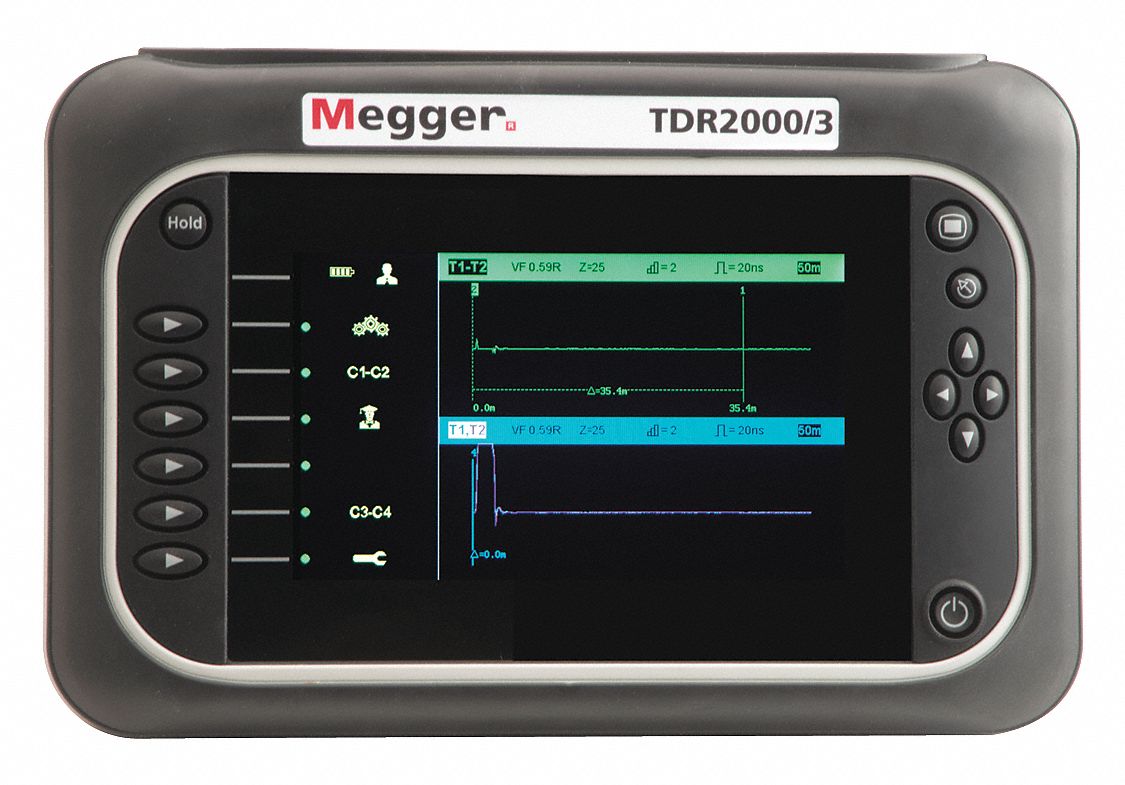 MEGGER, Dual Channel Time Domain Reflectometers, CAT III 300V/CAT IV ...