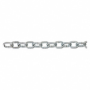 PEERLESS 100 ft. Straight Chain, 2/0 Trade Size, 450 lb. Working Load ...