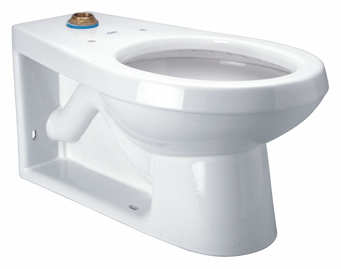 Zurn Elongated Floor With Back Outlet Flush Valve Toilet Bowl 128 16 Gallons Per Flush 2110