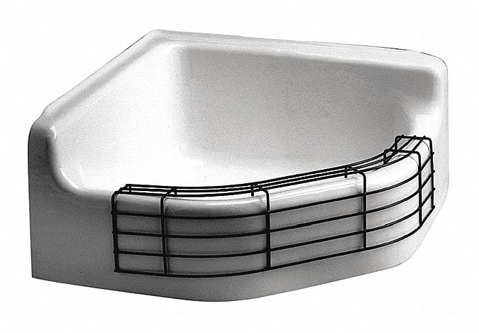 Zurn Floor Mount Utility Sink 1 Bowl White 28 L X 28 W X 13 H