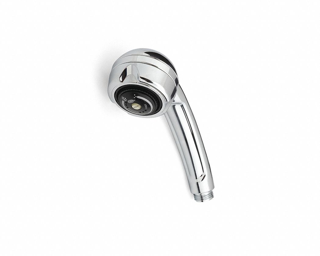 SHOWERHEAD: ZURN, WATER SAVER, DUAL FUNCTION, 1.5 GPM FLOW RATE, CHROME FINISH