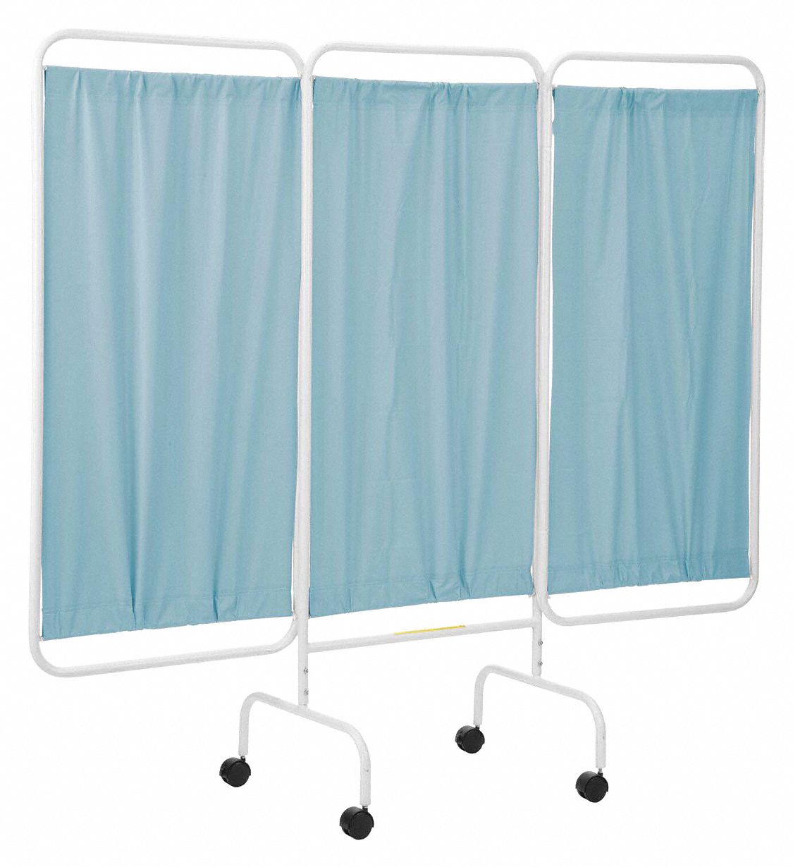 PRIVACY SCREEN,3 PANEL,CASTORS,81x69",GR