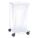 LAUNDRY HAMPER CART,30 LB.,WHITE