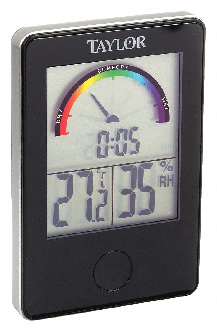 Desk & Wall-Mounted Digital Thermometers & Hygrometers - Grainger