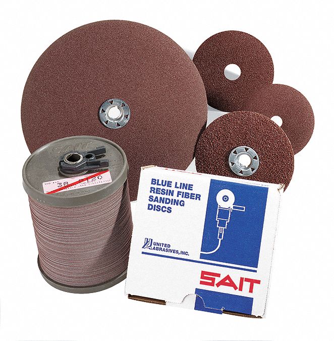 Sait 38008 Straight Cartridge Roll 1//4 x 1 x 1//8 80 Grit Aluminum Oxide Sold in packages of 100 United Abrasives Pkg Qty 100,