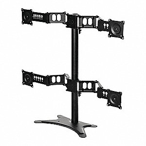 DOUBLESIGHT Adjustable Quad Monitor Stand For Use With ...