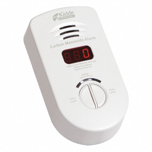 KIDDE, Carbon Monoxide, Hardwired, Carbon Monoxide Alarm 48TD26KN