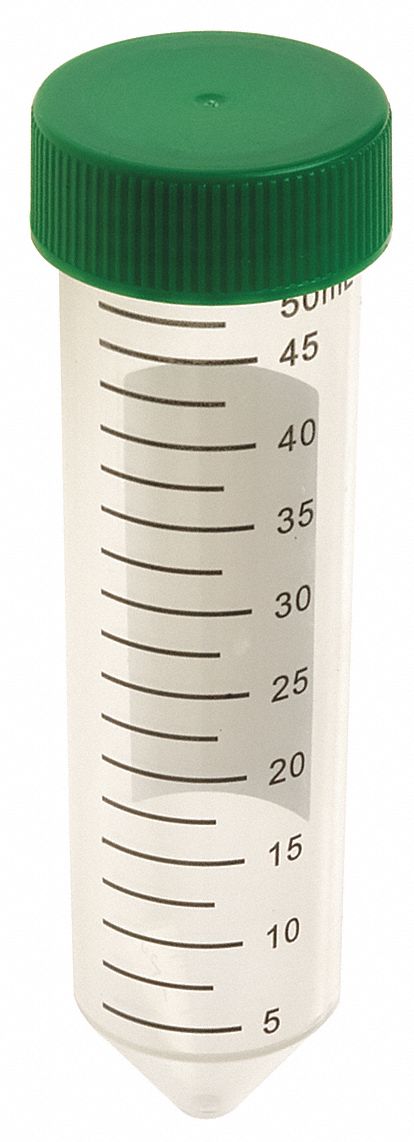 Polypropylene, 1.69 oz Nominal Capacity - English, Centrifuge Tube ...