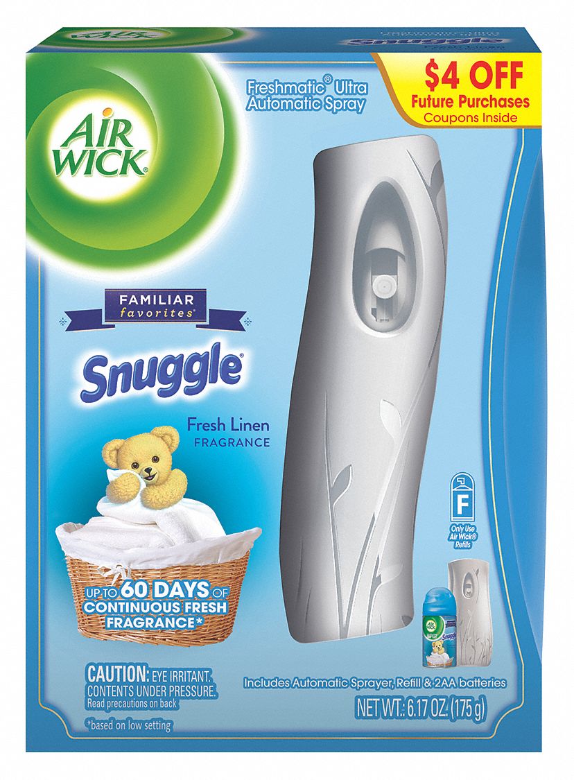AIR WICK Metered Air Freshener Dispenser, Not Rated Coverage, Aerosol