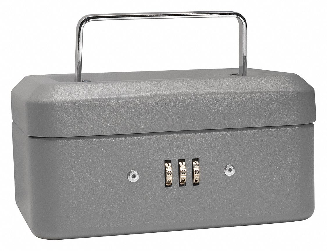 Cash Box Compartments 4 2 in H