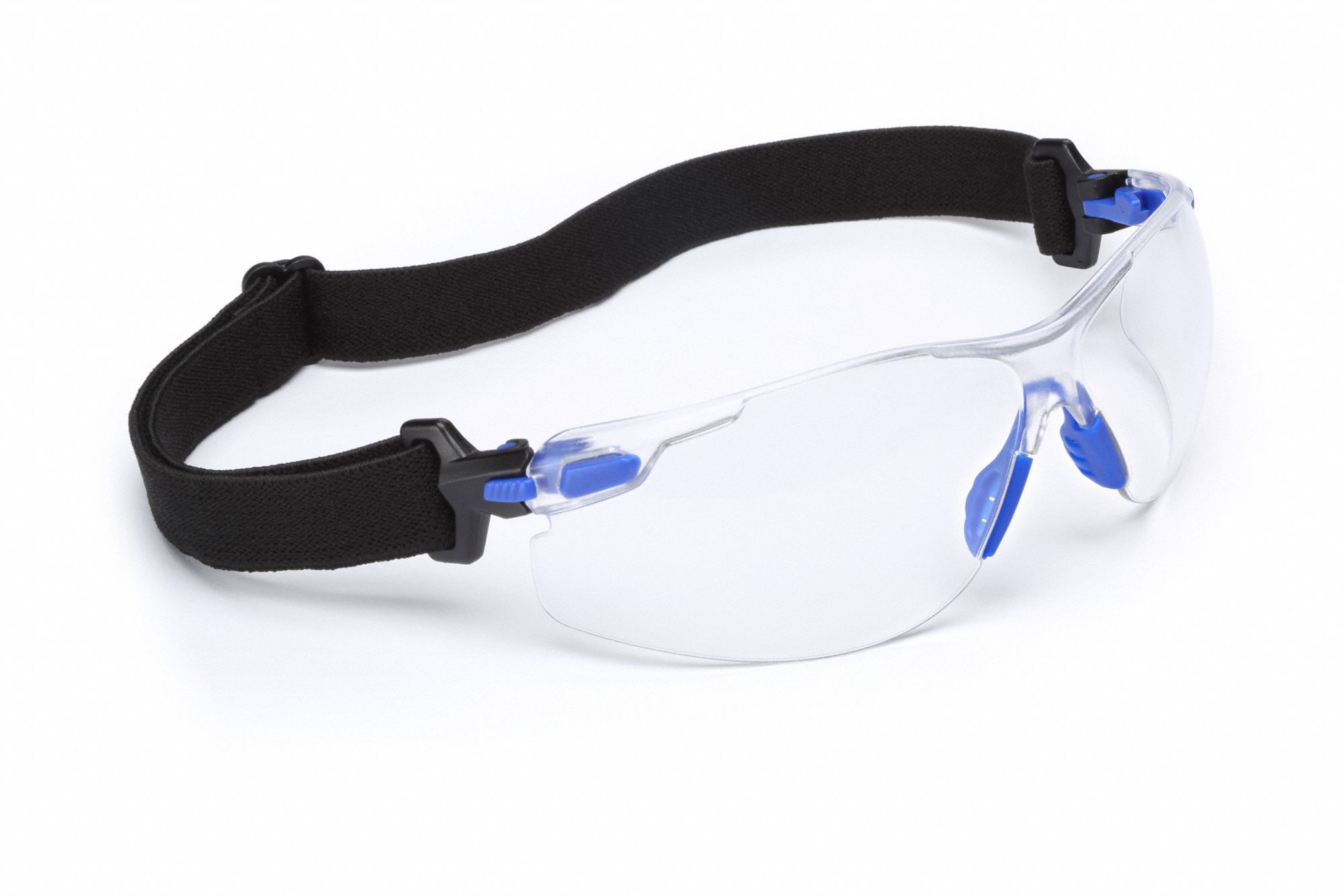 SafetyGlasses Clear AntiFog Blk/Blu