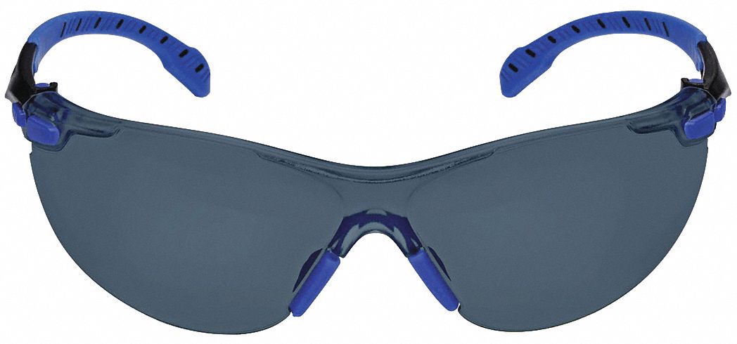 SafetyGlasses Gry AntiFog Blk/Blu