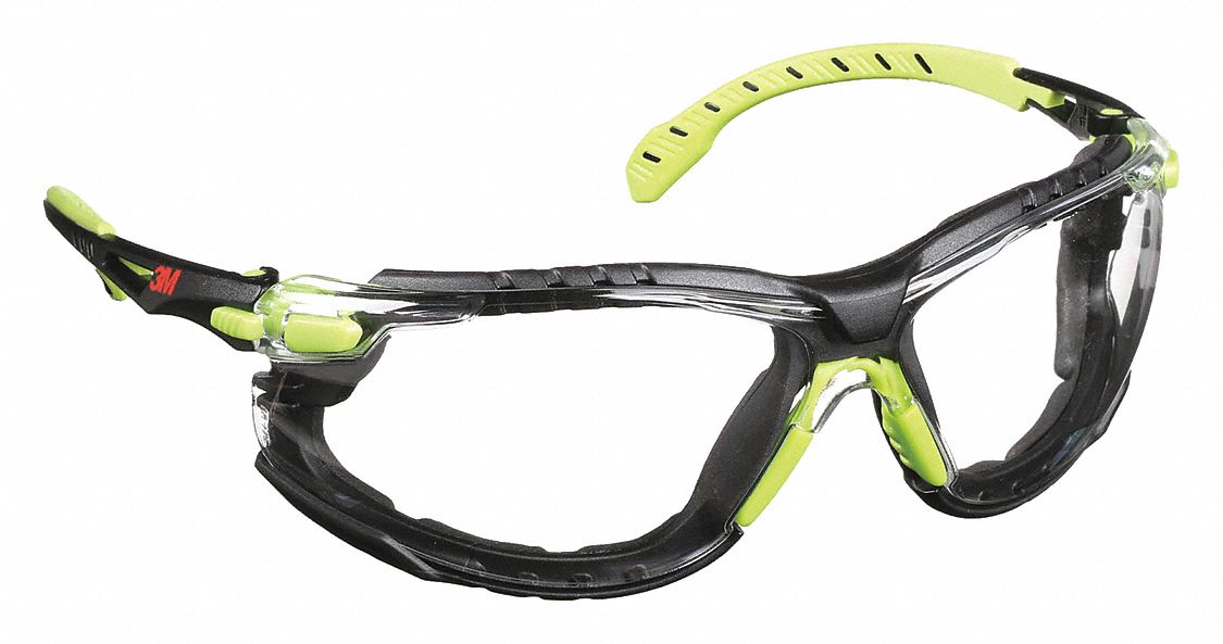 3m Anti Fog Anti Scratch Brow And Eye Socket Foam Lining Safety Glasses 48tk84 S1201sgaf