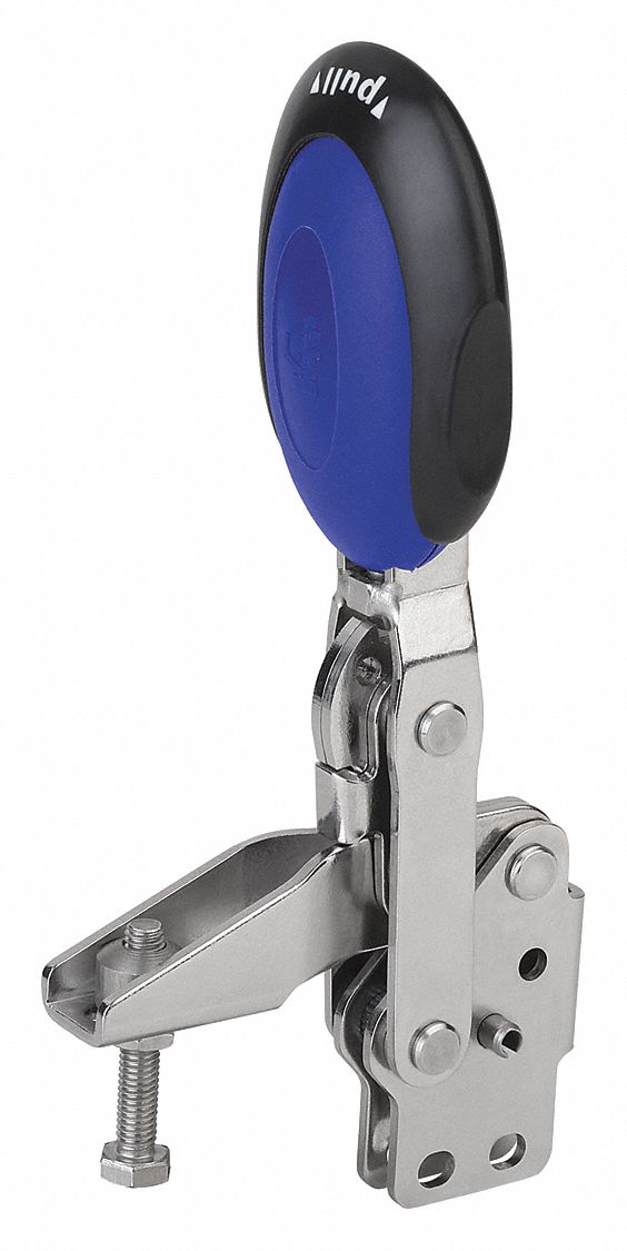 Toggle Clamp, Vertical Handle, 8.17in H, SS