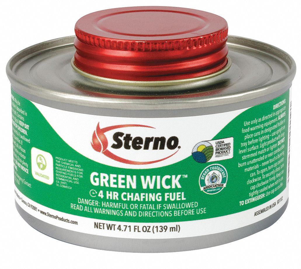 STERNO Green Wick 24 PK 48TP8710120 Grainger