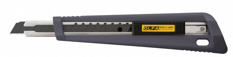 Utility Knife Gray 1-1/8 in Overall W