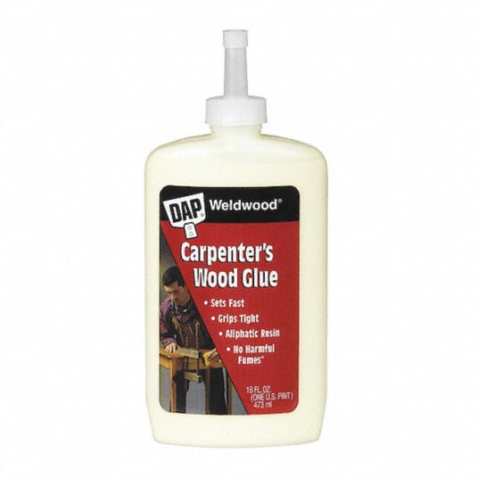 WELDWOOD 1 pt. Aliphatic resin wood Glue, Cream 48TR3400491 Grainger