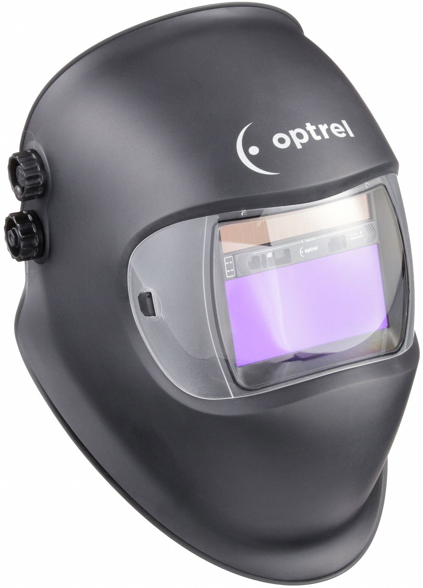 AUTO-DARKENING WELDING HELMET, 3 ARC SENSORS, BLK, W8 TO W12, 3.94 X 1.97 IN, DIGITAL