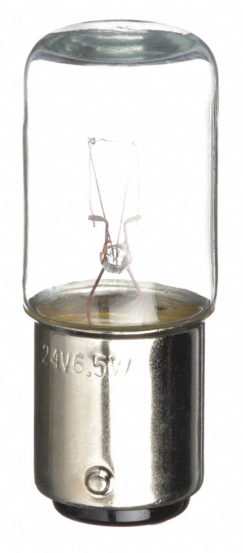 Incandescent 24Vac/Dc Ba15D: