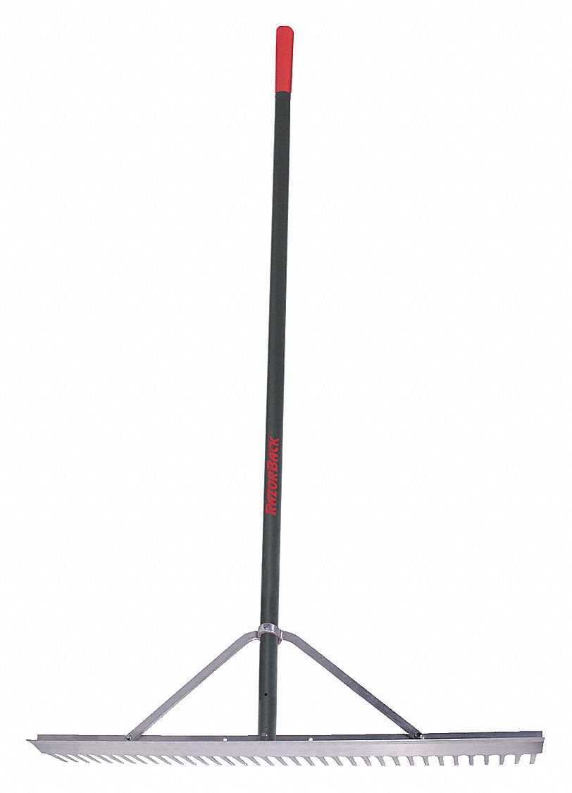 LANDSCAPE RAKE,36 TINES,66 IN. HANDLE L