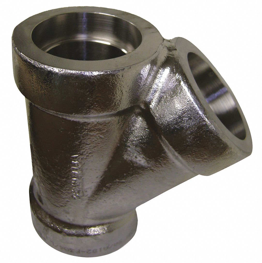 Penn Machine Works 304 Stainless Steel Lateral 45 Degrees Socket Weld 2 In Pipe Size Pipe 3699