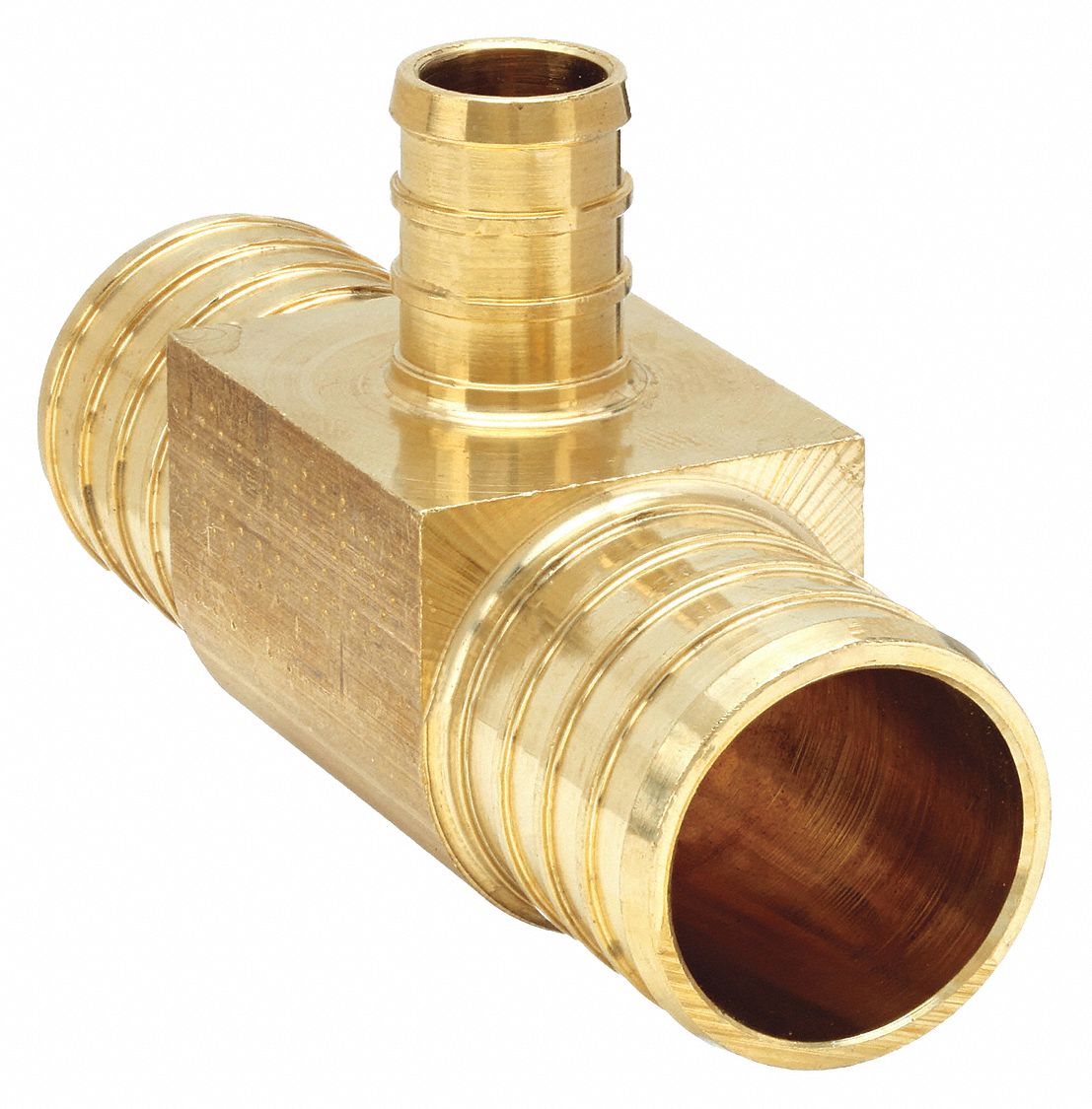 T,LAITON,TUBE 1PO X 3/4PO X 3/4PO,PEX