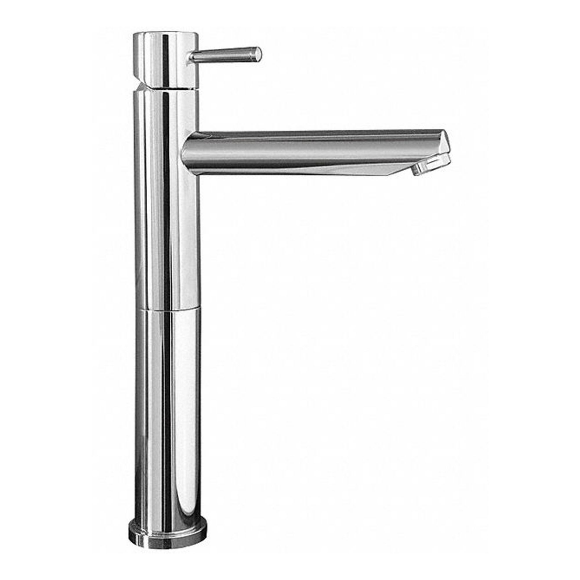 Vessel Bathroom Faucet: Serin, Cast Brass, Chrome Finish, 1.2 gpm Flow Rate