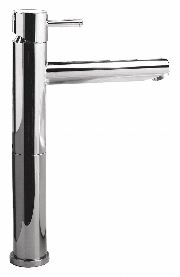 Chrome, Vessel, Bathroom Sink Faucet, Manual Faucet Activation, 1.2 gpm