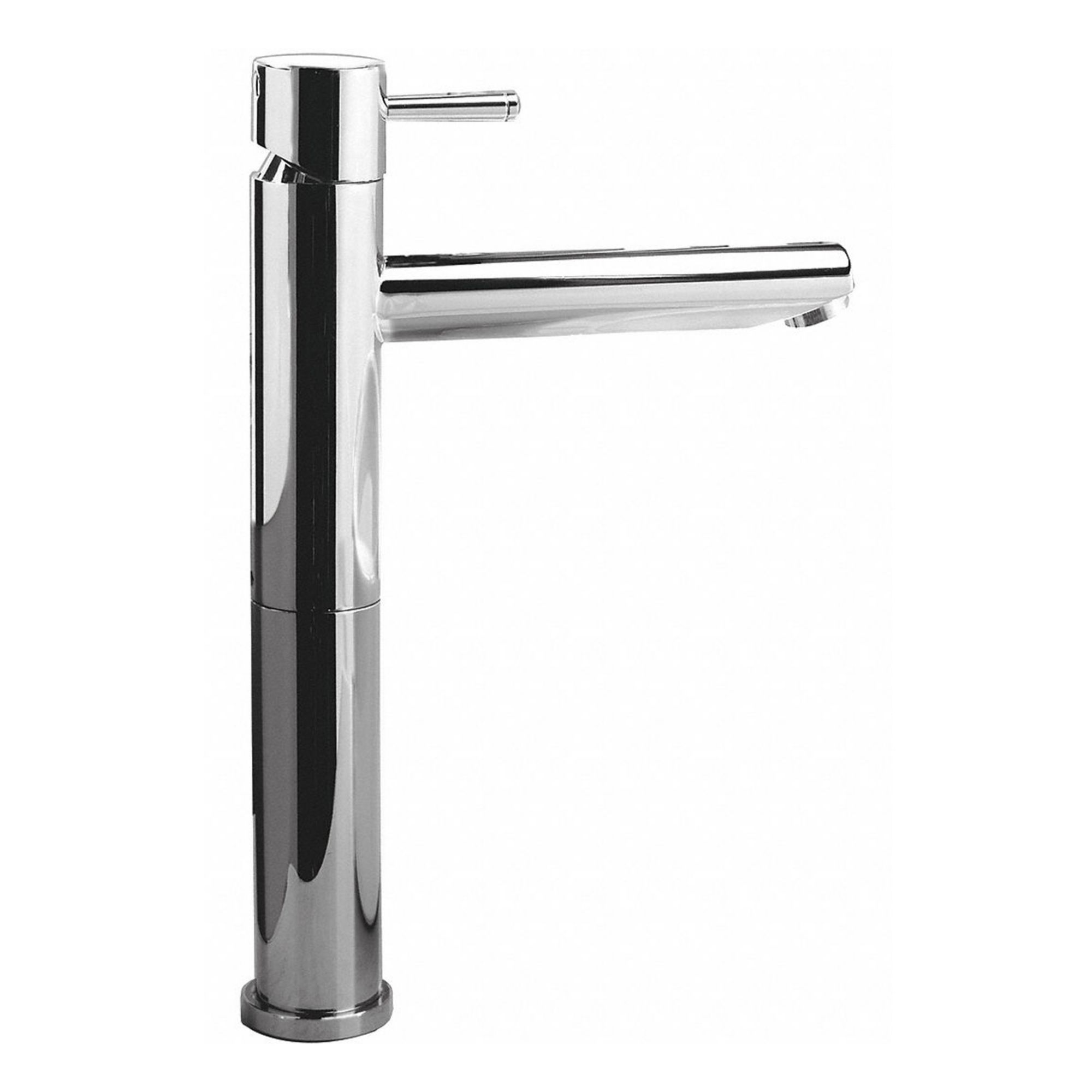 Vessel Bathroom Faucet: Serin, Cast Brass, Chrome Finish, 1.2 gpm Flow Rate