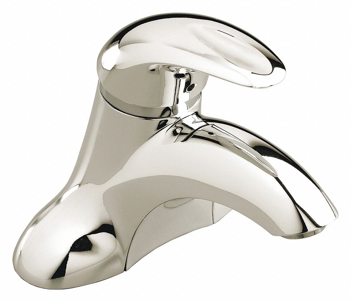 LOW ARC BATHROOM FAUCET: AMERICAN STD, RELIANT 3, BRUSHED NICKEL FINISH, 1.2 GPM, MANUAL