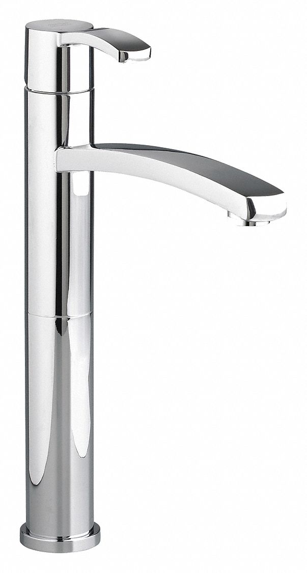 AMERICAN STANDARD Chrome, Vessel, Bathroom Sink Faucet, Manual Faucet