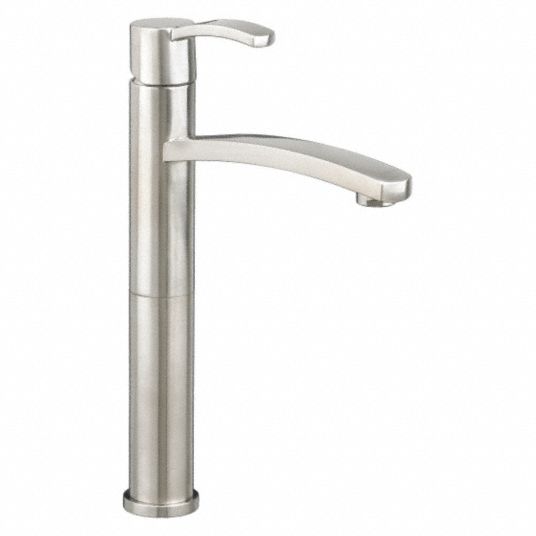 American Standard Brushed Nickel Vessel Bathroom Sink Faucet Manual Faucet Activation 1 2 Gpm 48ul15 7430151 295 Grainger