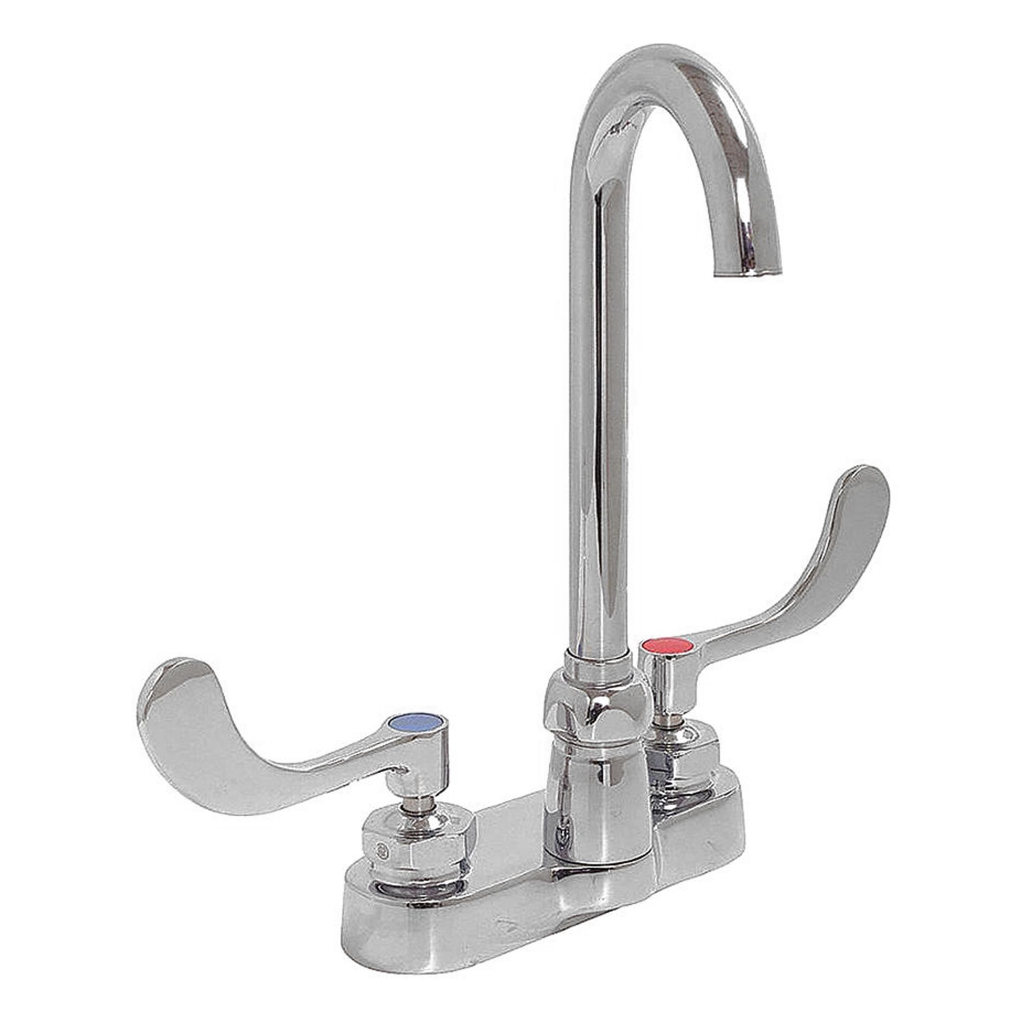 Gooseneck Kitchen/Bathroom Faucet: AquaSpec®, Cast Brass, Chrome Finish, 0.5 gpm Flow Rate