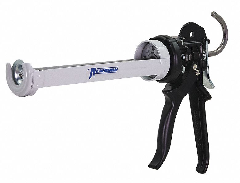 CAULK GUN, CARTRIDGE, 10 OZ, 26:1, REVOLVING HALF BARREL FRAME, STANDARD GRIP