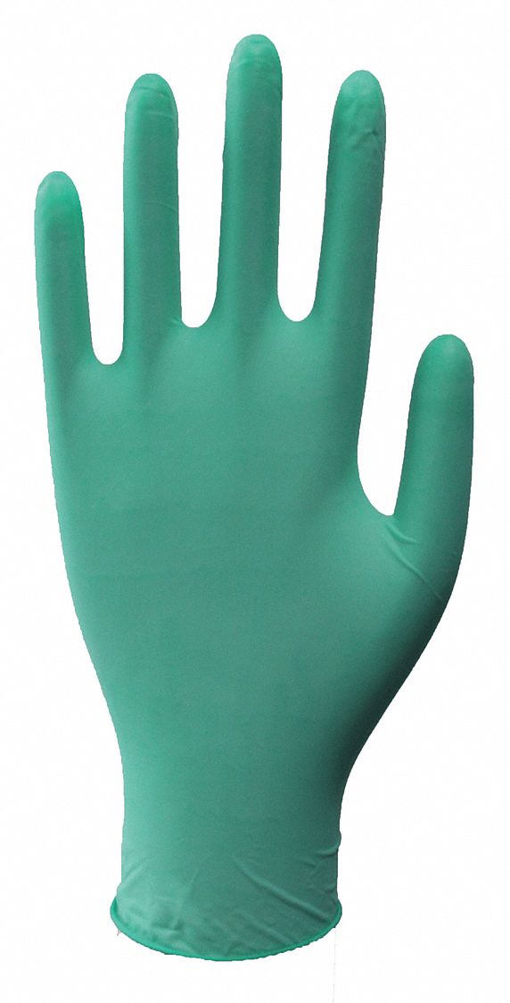 DISPOSABLE GLOVES, FOOD-GRADE, M (8), 4 MIL, POWDERED, LATEX, SMOOTH, 100 PK