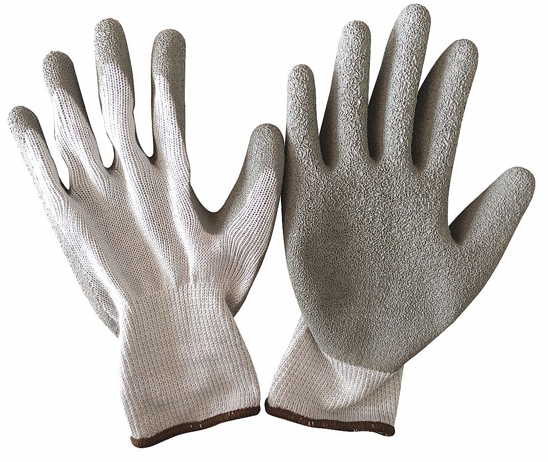 latex coated gloves