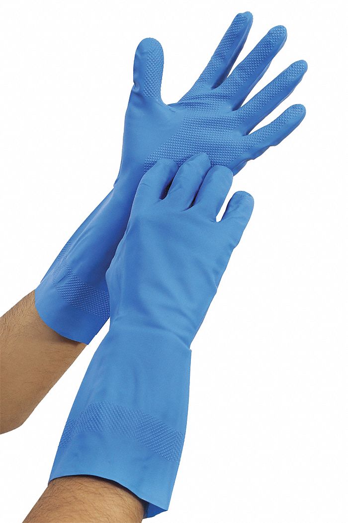 11 mil Glove Thick, 13 in Glove Lg, Chemical Resistant Gloves - 48UP03 ...