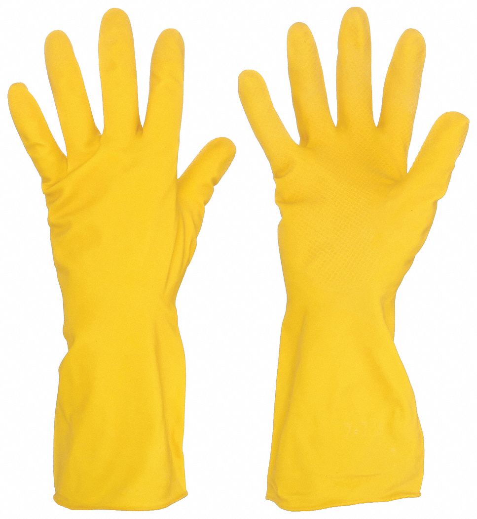 CONDOR GANTS RÉSIST PROD CHIM,DBLR FLOQUÉE,PGN ÉCAILLE DE POISSON,TLE/9,12  PO L/17 MIL ÉPAIS,JNE,LTX - Gants résistants aux produits chimiques à usage  général - EBP48UP18