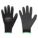 GANTS ENDUITS, TG(10), RUGUEUX, LATEX, PAUME TREMPÉE, NIVEAU D'ABRASION ANSI 2, MANCHETTE TRICOT