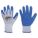 COATED GLOVES, 2XL (11), ROUGH, LATEX, DIPPED PALM, ANSI ABRASION LEVEL 3, 10 GA