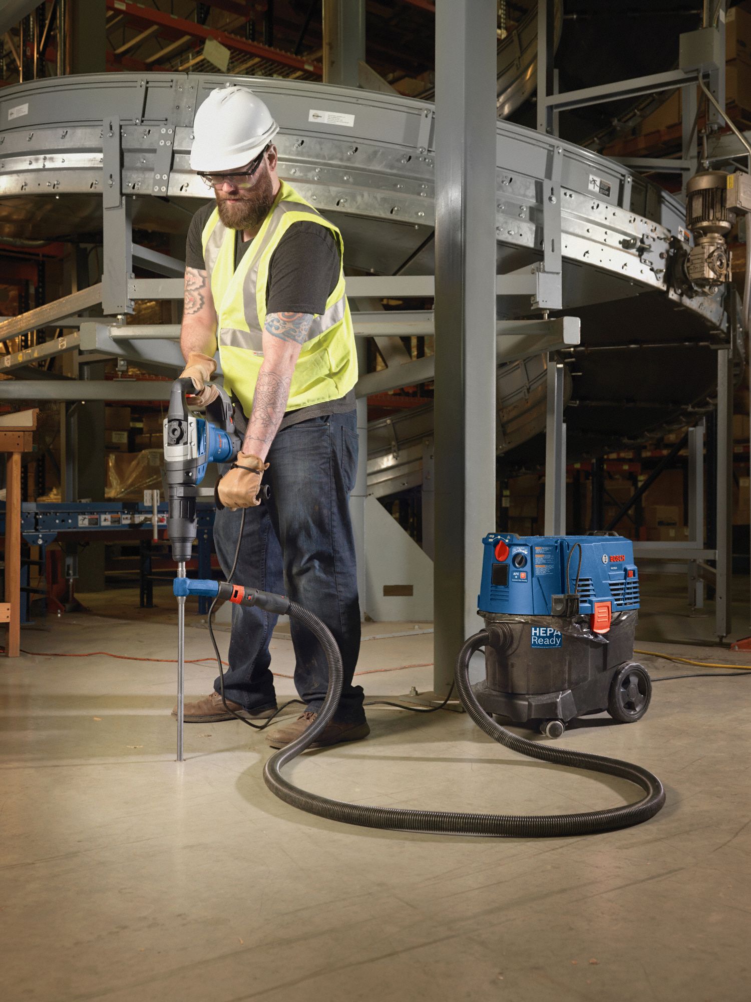 BOSCH SDS Plus Vacuum Adapter 48UR94DXSPLUS Grainger