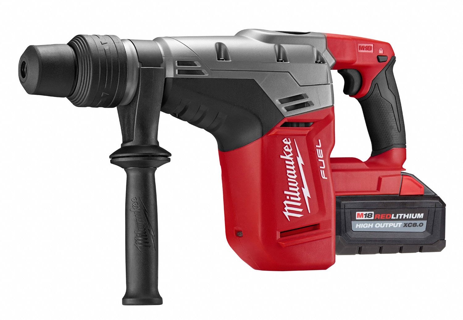 MILWAUKEE Cordless Rotary Hammer Kit, 18.0 V Voltage, 0 to 3000 Blows