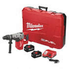 ROTARY HAMMER KIT, CORDLESS, 18V, 8 AH, SDS-MAX, ½ TO 1¼ IN, 1 9/16 IN, 4 IN CORE BIT