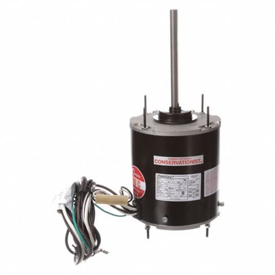 CENTURY Condenser Fan Motor: Stud Mount, Totally Enclosed Air-Over, 3/4 HP,  1,075 Nameplate RPM, F