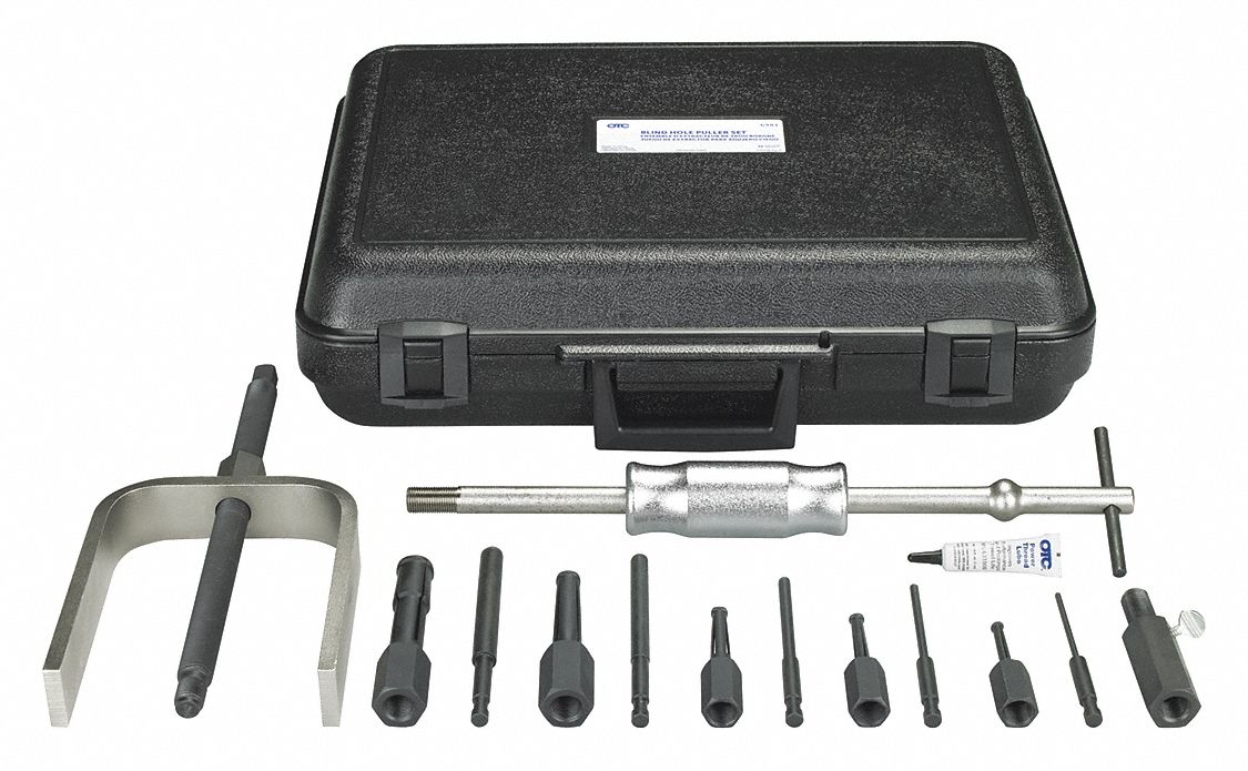 PULLER SET,19 PIECES,BLIND HOLE