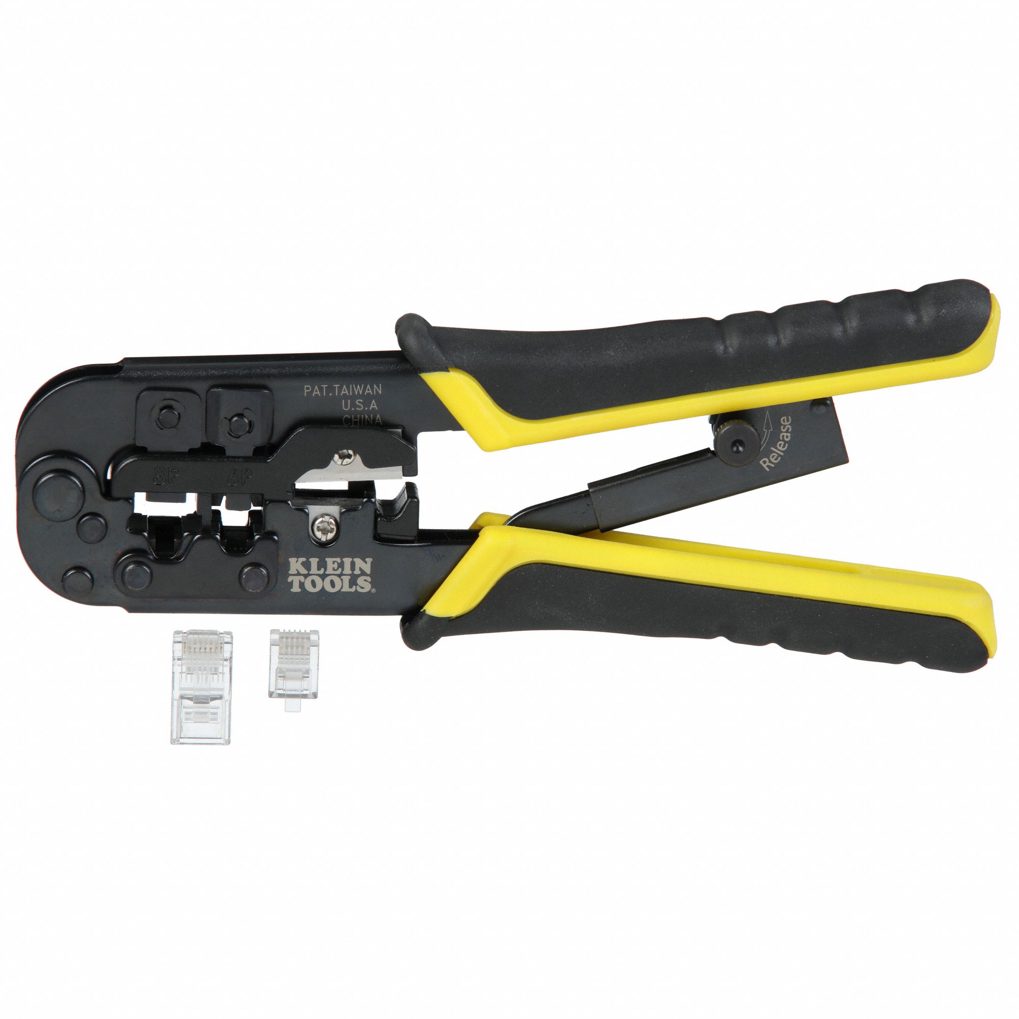 CRIMPER AND CONNECTOR KIT, FOR BNC/F CONNECTORS/RCA, RG59/RG6, 7 1/2 IN OVERALL L