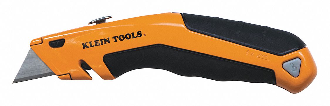 Utility Knife, Black/Orange,