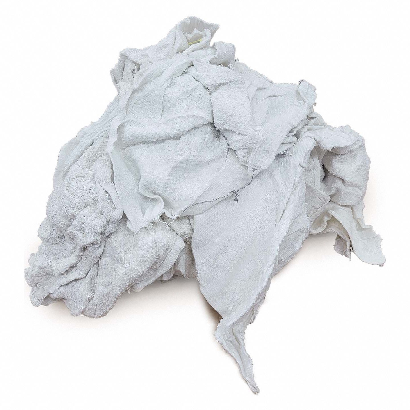 White Terry Cloth Remnants 15 lb Box